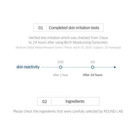 Round Lab Birch Juice Moisturising Sun Cream